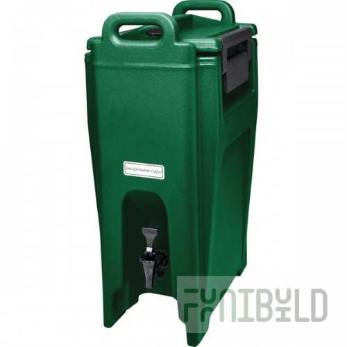 Cambro UC500519 Ultra Camtainer® 5.25 Gallon Kentucky Green Insulated Beverage Dispenser
