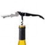Franmara 5409 Duo-Lever Waiter's Corkscrew with Black Enamel Handle and Smart-Kut Cutter Franmara 5409 Duo-Lever Waiter's Corkscrew with Black Enamel Handle and Smart-Kut Cutter