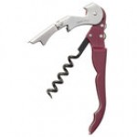 Franmara 5409 Duo-Lever Waiter's Corkscrew with Black Enamel Handle and Smart-Kut Cutter Franmara 5409 Duo-Lever Waiter's Corkscrew with Black Enamel Handle and Smart-Kut Cutter