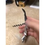 Franmara 5409 Duo-Lever Waiter's Corkscrew with Black Enamel Handle and Smart-Kut Cutter Franmara 5409 Duo-Lever Waiter's Corkscrew with Black Enamel Handle and Smart-Kut Cutter