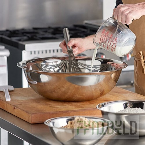 Vollrath 47949 20 Qt. Stainless Steel Mixing Bowl
