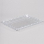 Rubbermaid® FG331000CLR Clear Polycarbonate Food Storage Box Lid - 18 Rubbermaid® FG331000CLR Clear Polycarbonate Food Storage Box Lid - 18