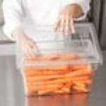 Rubbermaid® FG331000CLR Clear Polycarbonate Food Storage Box Lid - 18 Rubbermaid® FG331000CLR Clear Polycarbonate Food Storage Box Lid - 18