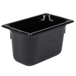 Vollrath 8046420 Super Pan® 1/4 Size Black Polycarbonate Food Pan - 6