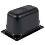 Vollrath 8046420 Super Pan® 1/4 Size Black Polycarbonate Food Pan - 6