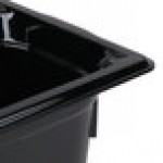 Vollrath 8046420 Super Pan® 1/4 Size Black Polycarbonate Food Pan - 6