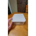 Rubbermaid® 2, 4, 6, 8 Qt. White Square Polyethylene Food Storage Container Lid