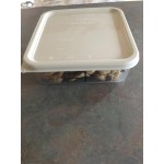 Rubbermaid® 2, 4, 6, 8 Qt. White Square Polyethylene Food Storage Container Lid