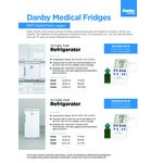 Danby DH032A1W-D Health 3.2 Cu. Ft. White Solid Door Reach-In Medical Refrigerator with Digital Data Logger