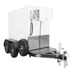 Leer 4X8ADT 4' x 8' Multi-Temp Auto Defrost Cooler / Freezer / Ice Transport with Integrated Trailer Leer 4X8ADT 4' x 8' Multi-Temp Auto Defrost Cooler / Freezer / Ice Transport with Integrated Trailer
