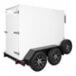Leer 4X8ADT 4' x 8' Multi-Temp Auto Defrost Cooler / Freezer / Ice Transport with Integrated Trailer Leer 4X8ADT 4' x 8' Multi-Temp Auto Defrost Cooler / Freezer / Ice Transport with Integrated Trailer
