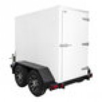 Leer 4X8ADT 4' x 8' Multi-Temp Auto Defrost Cooler / Freezer / Ice Transport with Integrated Trailer Leer 4X8ADT 4' x 8' Multi-Temp Auto Defrost Cooler / Freezer / Ice Transport with Integrated Trailer