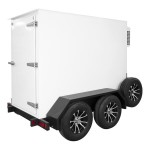Leer 4X8ADT 4' x 8' Multi-Temp Auto Defrost Cooler / Freezer / Ice Transport with Integrated Trailer Leer 4X8ADT 4' x 8' Multi-Temp Auto Defrost Cooler / Freezer / Ice Transport with Integrated Trailer