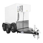 Leer 4X8ADT 4' x 8' Multi-Temp Auto Defrost Cooler / Freezer / Ice Transport with Integrated Trailer Leer 4X8ADT 4' x 8' Multi-Temp Auto Defrost Cooler / Freezer / Ice Transport with Integrated Trailer
