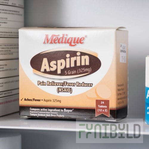 Medique 11664 Aspirin Tablets - 24/Box