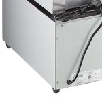 Avantco RG1850NS 50 Hot Dog Non-Stick Roller Grill with 48 Bun Warmer and Pass-Through Canopy - 120V, 1460W