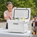 CaterGator CG20WH White 20 Qt. Rotomolded Outdoor Cooler / Ice Chest CaterGator CG20WH White 20 Qt. Rotomolded Outdoor Cooler / Ice Chest
