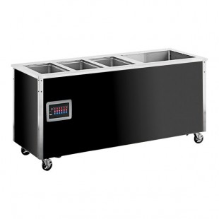 Vollrath 4-Series 36191 Signature Server® Non-Refrigerated Hot / Cold Food Station with Stainless Steel Counter - 74