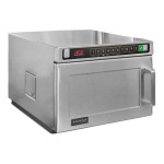 Amana HDC18SD2 1800W Heavy Duty Stainless Steel Commercial Microwave with Solid Door - 208/240V