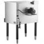 MainStreet Equipment CG1-N Single Deck Full Size Natural Gas Convection Oven with Legs - 54,000 BTU
