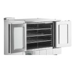 MainStreet Equipment CG1-N Single Deck Full Size Natural Gas Convection Oven with Legs - 54,000 BTU