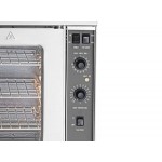 MainStreet Equipment CG1-N Single Deck Full Size Natural Gas Convection Oven with Legs - 54,000 BTU