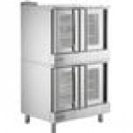 MainStreet Equipment CG1-N Single Deck Full Size Natural Gas Convection Oven with Legs - 54,000 BTU
