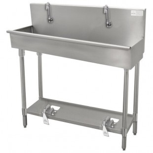 Advance Tabco 19-18-23FV 16-Gauge Multi-Station Hand Sink with 8