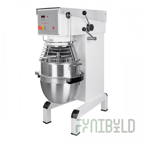Varimixer V40-1 V-Series 40 Qt. Planetary Floor Mixer with Manual Bowl Lift and Standard Accessories - 208V, 1 Phase, 3 hp
