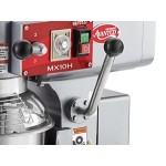 Avantco MX10WFB 10 Qt. Planetary Stand Mixer with Guard, Standard Accessories, & Flexible Silicone Blade Scraper - 120V, 3/4 hp
