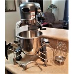 Avantco MX10WFB 10 Qt. Planetary Stand Mixer with Guard, Standard Accessories, & Flexible Silicone Blade Scraper - 120V, 3/4 hp