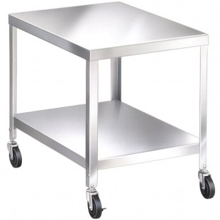 Lakeside 717 Stainless Steel Mobile Equipment Stand with Undershelf - 33 1/4 Lakeside 717 Stainless Steel Mobile Equipment Stand with Undershelf - 33 1/4