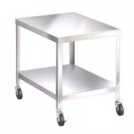 Lakeside 717 Stainless Steel Mobile Equipment Stand with Undershelf - 33 1/4 Lakeside 717 Stainless Steel Mobile Equipment Stand with Undershelf - 33 1/4