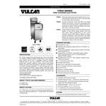 Vulcan 2TR85CF-1 PowerFry3 Natural Gas 170-180 lb. 2 Unit Floor Fryer System with Computer Controls and KleenScreen Filtration - 180,000 BTU