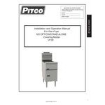 Pitco® VF-35S-LP Solstice Liquid Propane 35 lb. Stainless Steel Floor Fryer - 70,000 BTU