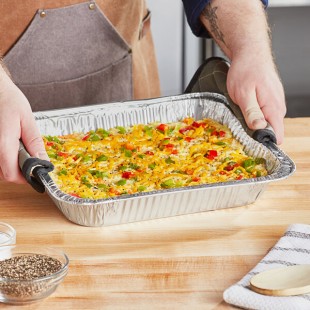Western Plastics 5122 Half Size Foil Steam Table Pan Medium 2 3/16