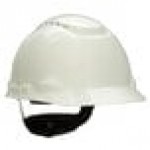 3M H-701RUV White 4-Point Ratchet Suspension Hard Hat with UVicator