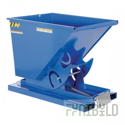 Vestil 0.50 Cubic Yard Heavy-Duty Self-Dumping Steel Forklift Hopper D-50-HD - 6,000 lb. Capacity