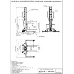 Vestil 1,000 lb. Steel Manual Hydraulic Fork Stacker with Adjustable Forks and Straddle Legs and 62