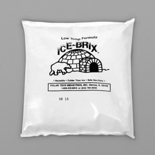 Polar Tech 16 oz. Ice Brix Low Temperature Cold Pack - 36/Case Polar Tech 16 oz. Ice Brix Low Temperature Cold Pack - 36/Case