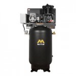 Mi-T-M AGW Series 30 Gallon Carbon Steel Two-Stage Stationary Gas-Powered Horizontal Air Compressor / Generator / Welder with 420cc Engine AGW-SM14-30M - 14 hp, 2,500-5,000W