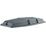 Lavex 1 Cubic Yard Gray Tilt Truck Lid