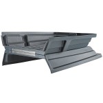 Lavex 1 Cubic Yard Gray Tilt Truck Lid