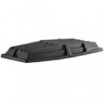 Lavex 1 Cubic Yard Gray Tilt Truck Lid