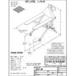 Vestil Steel Tote Lifter with 26 3/4 Vestil Steel Tote Lifter with 26 3/4