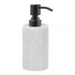 room360 Miami 10 oz. Shell Soap Dispenser with Matte Black Pump Top - 6/Case room360 Miami 10 oz. Shell Soap Dispenser with Matte Black Pump Top - 6/Case