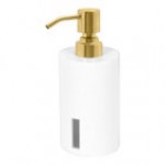room360 Miami 10 oz. Shell Soap Dispenser with Matte Black Pump Top - 6/Case room360 Miami 10 oz. Shell Soap Dispenser with Matte Black Pump Top - 6/Case