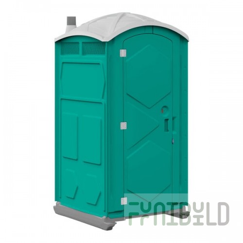J & J Echo One ET701101X2808 Aqua Portable Restroom - Assembled