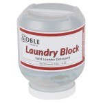 Noble 5 lb. Laundry Block Concentrated Solid Laundry Detergent - 4/Case Noble 5 lb. Laundry Block Concentrated Solid Laundry Detergent - 4/Case