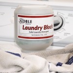 Noble 5 lb. Laundry Block Concentrated Solid Laundry Detergent - 4/Case Noble 5 lb. Laundry Block Concentrated Solid Laundry Detergent - 4/Case